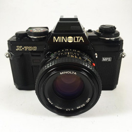 minolta x 700 x-700 50mm md 1.7 reflex 35mm analog film vintage camera