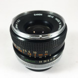 Canon FD Chrome 28mm 3.5 objectif vintage 35mm 24 36 antique vintage analog reflex 24 36