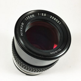 Nikon Nikkor ai 135mm 3.5 vintage lens analogue 35mm 24 36