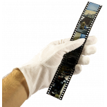 gants de laboratoire en nettoyage coton optique pellicule film appareil paire objectif lentille labo