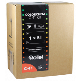 rollei colorchem c41 negative film color processing process kit 5 liters home made