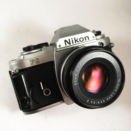 Nikon fg reflex 50mm 1.8 series e argentique photographie 24 36 135 chrome