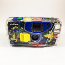 ricoh lx-22 s xobbox transparent box camera antique vintage 1993 35mm 4.5 09667