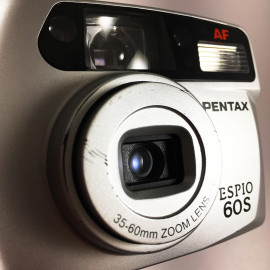 pentax espio 60s 35mm 60mm zoom flash point and shoot argentique