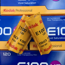 color slide film reversal kodak ektachrome e100 VS vivid saturation analog photo photography expired 2014