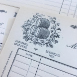 invoice wine  wines beaujolais maconnais french antique old vintage 1930 sheet paper e bosc fils