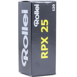 Rollei RPX 25 120 pellicule argentique noir et blanc film