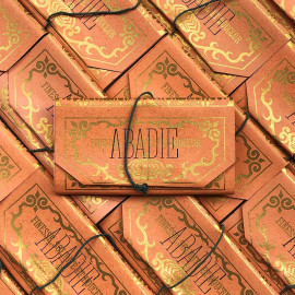 smoking paper rolling cigarettes abadie orange rice paper old wrapping packaging 1930 tobacco