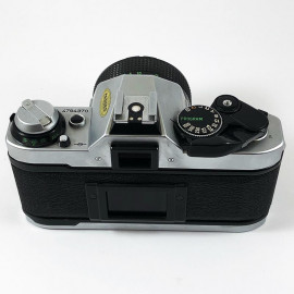 canon ae1 program analog new fd lens 28mm 2.8 film camera reflex 35mm Canon AE-1 program chrome