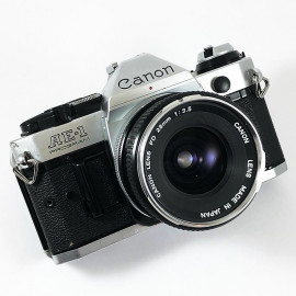 canon ae1 program 28mm 3.5 fd lens appareil argentique reflex 35mm Canon AE-1 Program