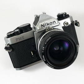 Nikon Fm2 FM2N chrome boitier 24x36 argentique photo film pellicule nikkor 28mm 2.8