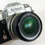 nikon nikkormat el2 EL 2 chrome nikkor lens 24mm 2.8 grand angle reflex argentique 35mm