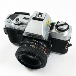 minolta x-300 x300 chrome 135 reflex appareil argentique 35mm vintage ancien mc rokkor 50mm 2 f2