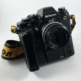 nikon f3 md4 motor drive 4 nikkor 50mm 1.4 vintage analog camera reflex 35mm film camera