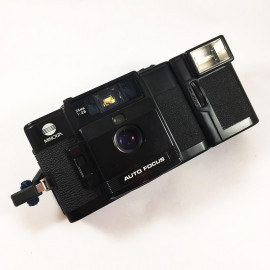 minolta af-c compact 35mm 2.8 point and shoot flash autofocus flash appareil photo ancien