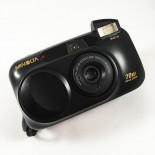 minolta riva af zoom black 70W point and shoot vintage 28-70mm macro analog compact camera 3.5 8.4