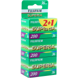 pack 3 fujifilm superia 200 35mm