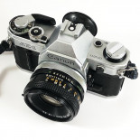 canon ae1 ae-1 reflex argentique 50mm 1.8 f1.8 35mm 135 new fd lens chrome appareil photo argentique film