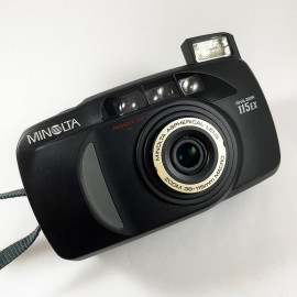 minolta riva af zoom 115 ex point and shoot ancien vintage 38-115mm  argentique 1995 compact camera