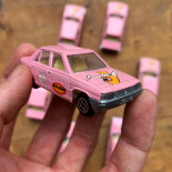 norev renault 9 malabar pink minijet mini jet car toy vintage metallic plastic made in france 1980 1986