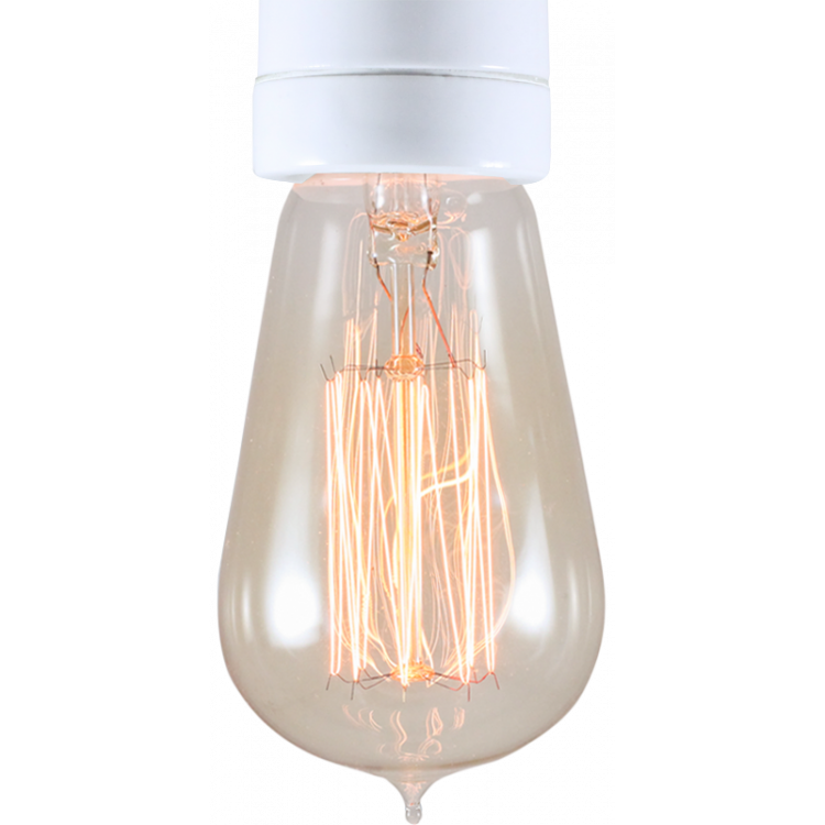 light lightbulb carbon filament electricity e27 1910 30w