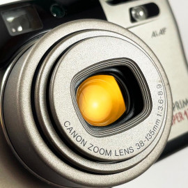 Canon Prima Super 135 analog film camera compact 35mm 38-135mm vintage flash automatic