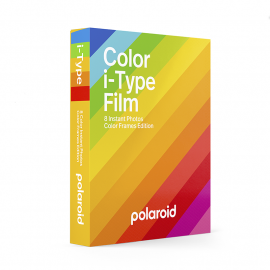 Pellicule polaroid couleur instantanée i-type i type photographie color frames edition bords colorés