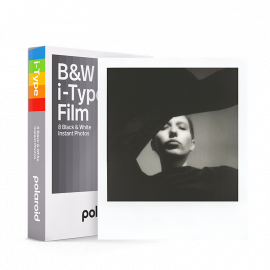 polaroid instant black and white film for i type camera white frame