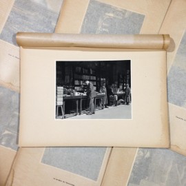 photo gravure héliogravure ancien vintage blanc et demilly noir et blanc lyon ville lyonnais papier 1930 bouquiniste