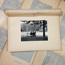 photo gravure héliogravure ancien vintage blanc et demilly noir et blanc lyon ville lyonnais papier 1930 bouquiniste