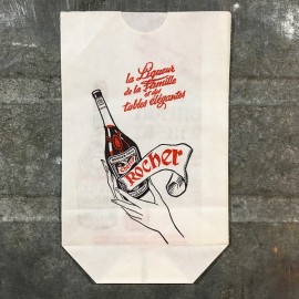sachet ancien emballage Cherry Rocher alcool cerise 1950 1960