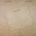 big envelope société générale paper antique vintage grocery 1950