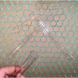 test tubes 1990 glass 16cm vintage laboratory