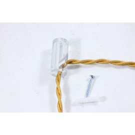 dowel screw translucent right angle wire director direction vintage plastic electricity