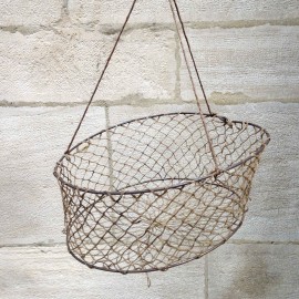 fishing trap antique vintage wire fish store 1950