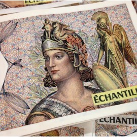billet athéna athena 10202 factice échantillon ancien 1980 banque de france distributeur automatique dab filigrane zeus
