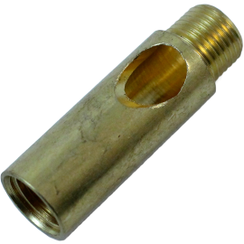 wire exit tube rode brass golden gold metal metallic M10 electric electrical thread rode