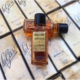 little sample fragrance perfume la grisi antique narcisse paris france glass 1930 1920
