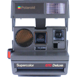 polaroid 670 deluxe autofocus instant camera 600 color flash 1980
