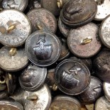 genius military génie militaire button old antique 1900 1850 22mm uniform