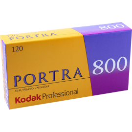 pack 5 portra 800 120 kodak couleur négatif moyen format
