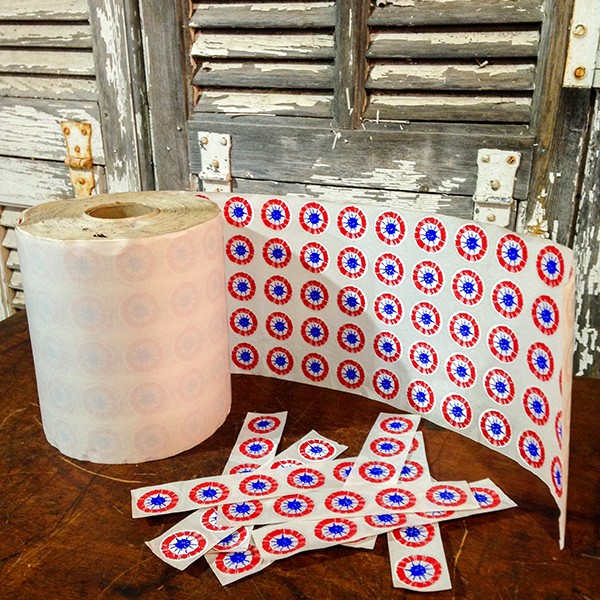 cocarde sticker bleu blanc rouge tricolore france 1980 collant autocollant
