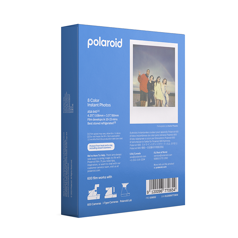 Polaroid 600 couleur pellicule instantanée film bord blanc