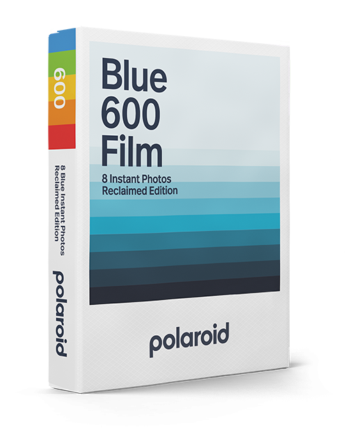 Polaroid Reclaimed blue edition pellicule instantanée photographie argentique bleu film