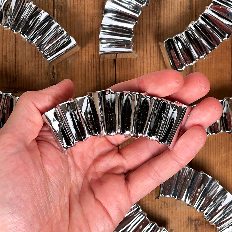 barrette à cheveux ancienne clip argentée argent plastique vintage 1970 1980 coiffure