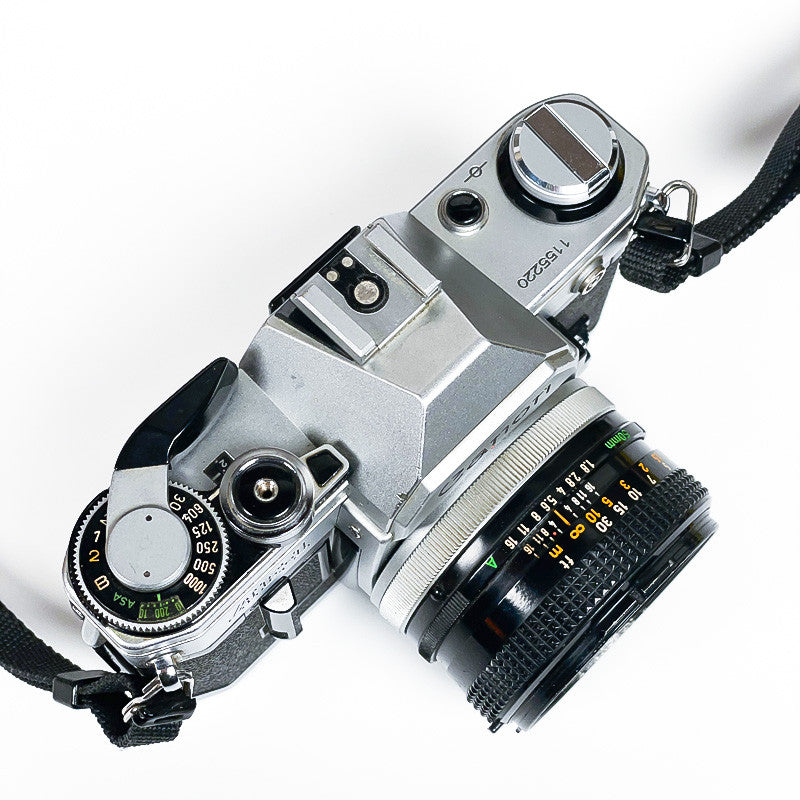 canon ae1 ae-1 reflex argentique 50mm 1.8 f1.8 35mm 135 fd chrome