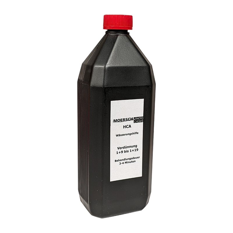 Moersch HCA Auxiliaire lavage 1000mL rinçage chimie développement bain film argentique pellicule