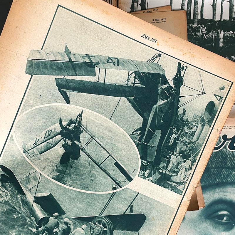 journal j'ai vu premiere guerre mondiale photographie ancien vintage exemplaire numéro 1914 1918