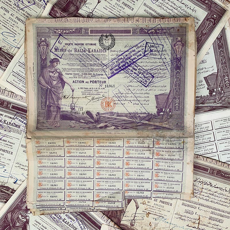 Balia-Karaidin Mines Share 1904