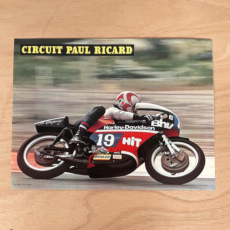 Affiche Circuit Paul Ricard Rougerie 1976